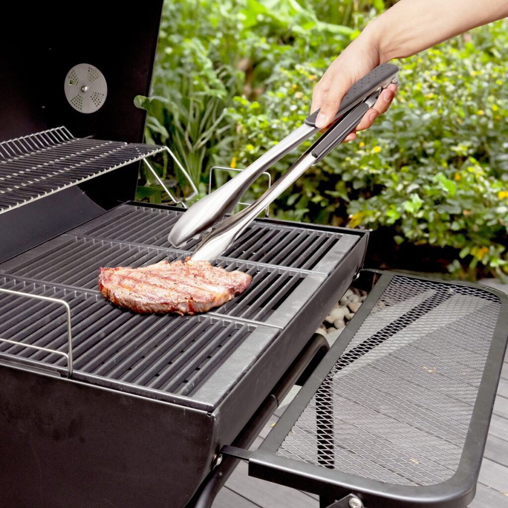 Hillier Stainless Steel BBQ Tongs 5056771096570 2